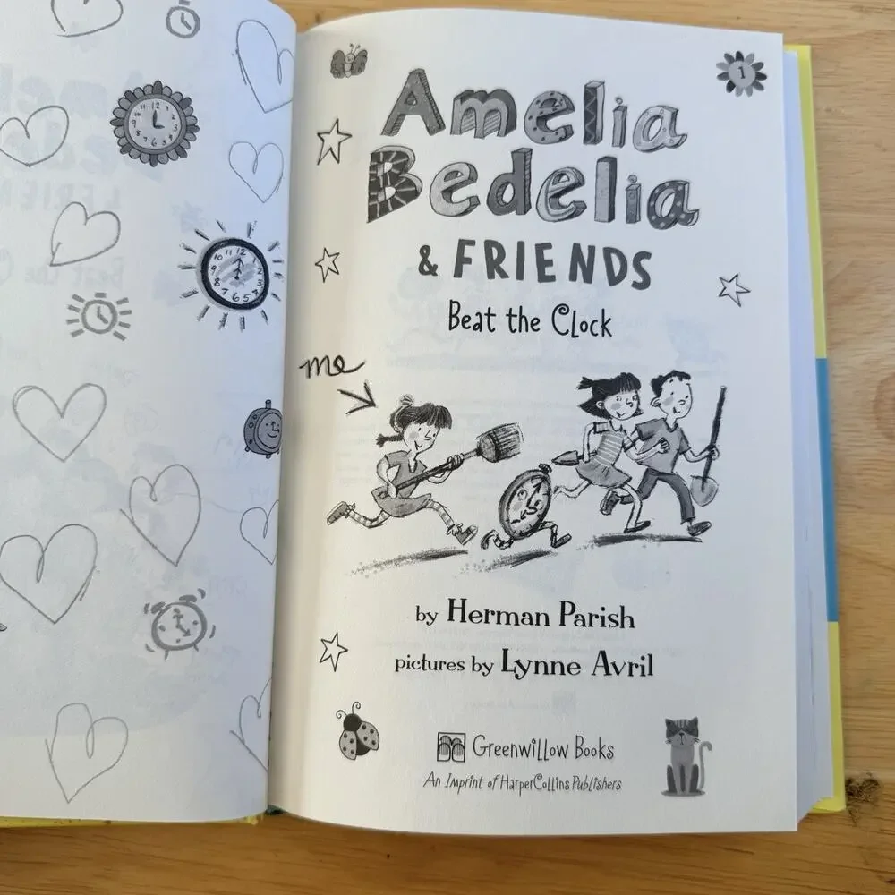 Amelia Bedelia and Friends Book 1 Beat the Clock by Herman Parish Hardcover Book